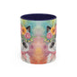 Floral Rag Doll Cat 04 Accent Coffee Mug - 11oz Perfect for Cat Lovers & Gifts