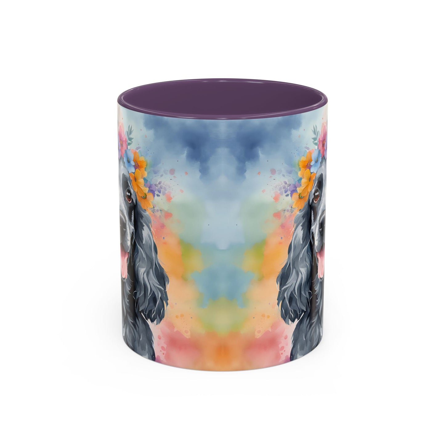 Blue Roan Cocker Spaniel 01 Accent Coffee Mug - Dog Lover Gift