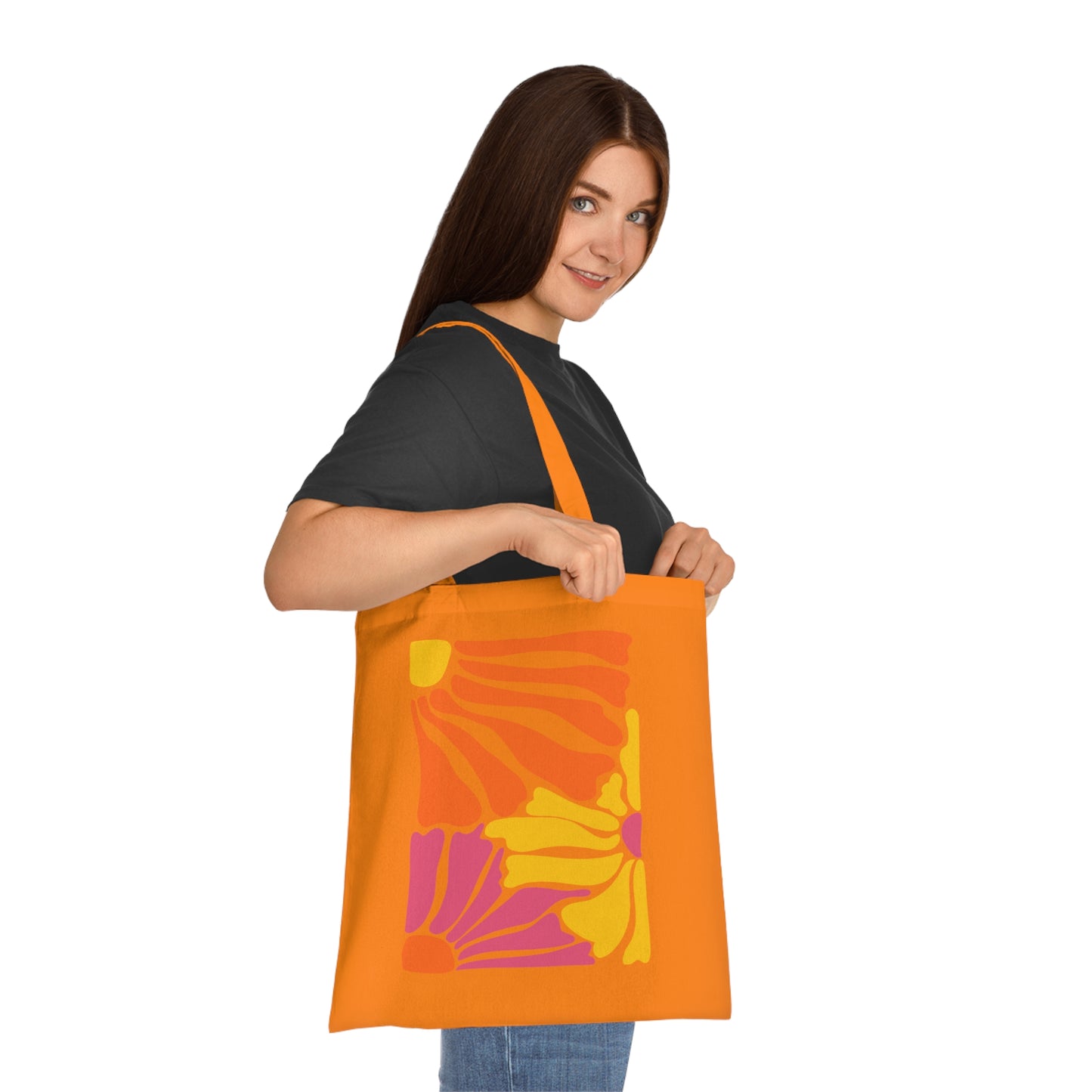 Abstract flowers 09 Cotton Tote