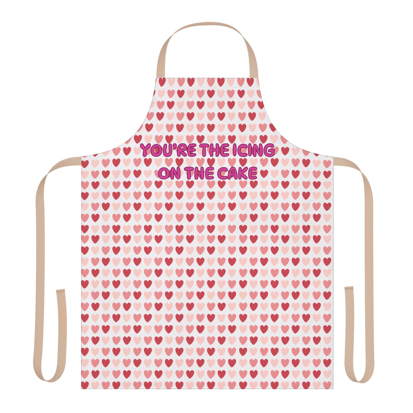 You're The Icing On The Cake  Valentines Apron, 5-Color Straps