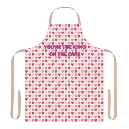 You're The Icing On The Cake  Valentines Apron, 5-Color Straps