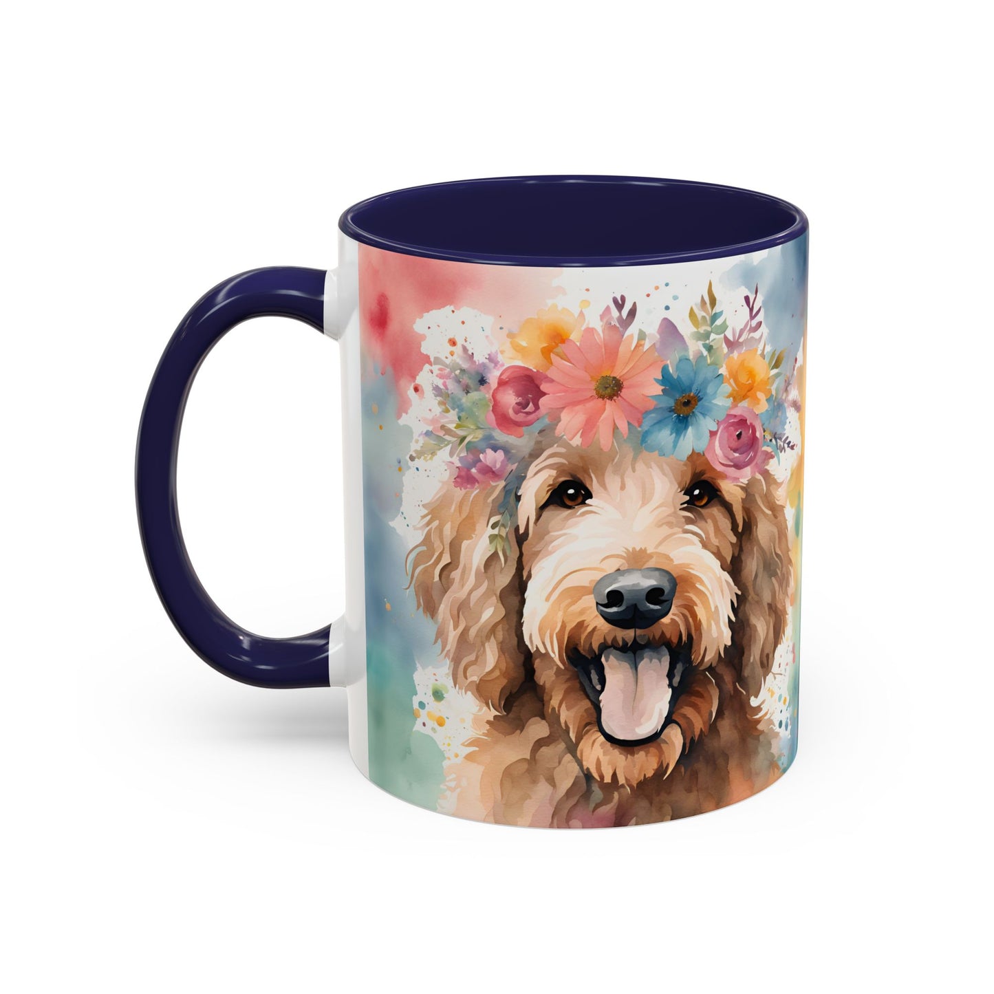 Labradoodle 03 Accent Coffee Mug - Dog Lover Gift