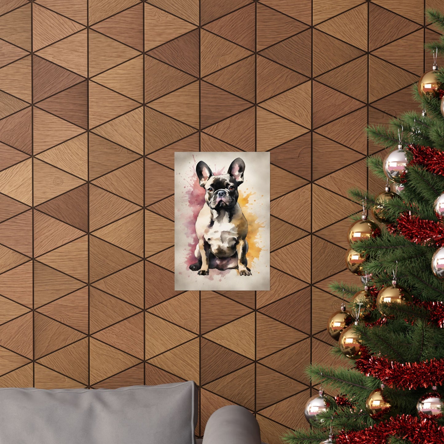 Dogs French Bulldog 02 Matte Vertical Poster