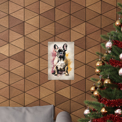 Dogs French Bulldog 02 Matte Vertical Poster