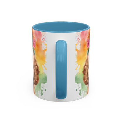 Cockapoo 03 Accent Coffee Mug - Dog Lover Gift