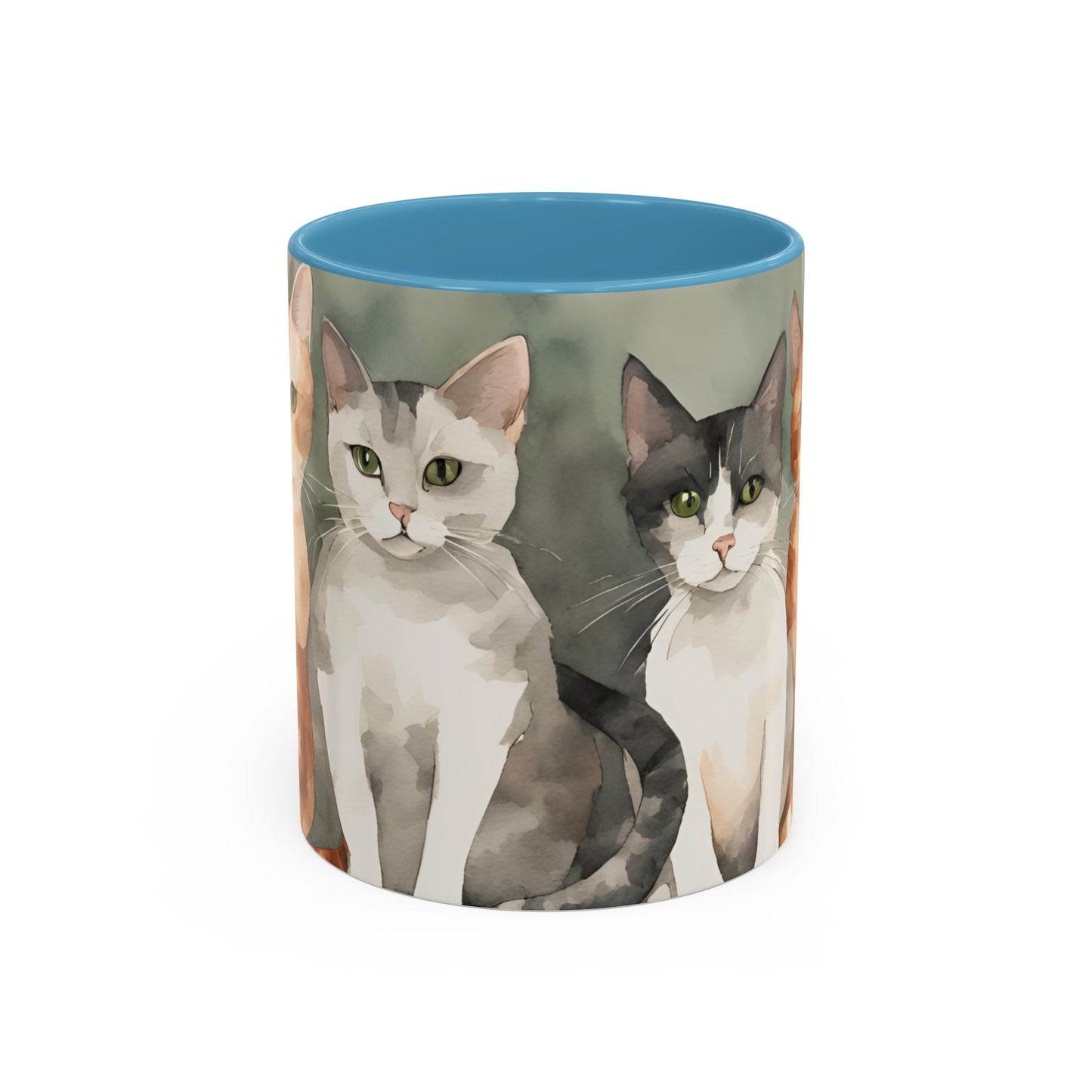 Kitties in a Row 1 Accent Mug 11oz