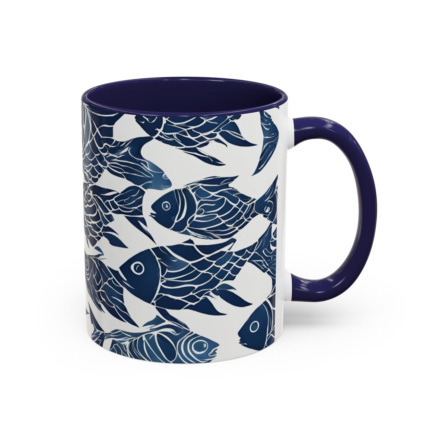 Fish 06 Accent Coffee Mug (11oz)