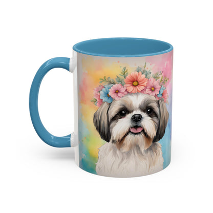 Shih Tzu 03 Accent Coffee Mug - Dog Lover Gift