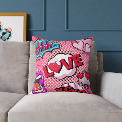 Ohhh! Pop Art Poly Pillow