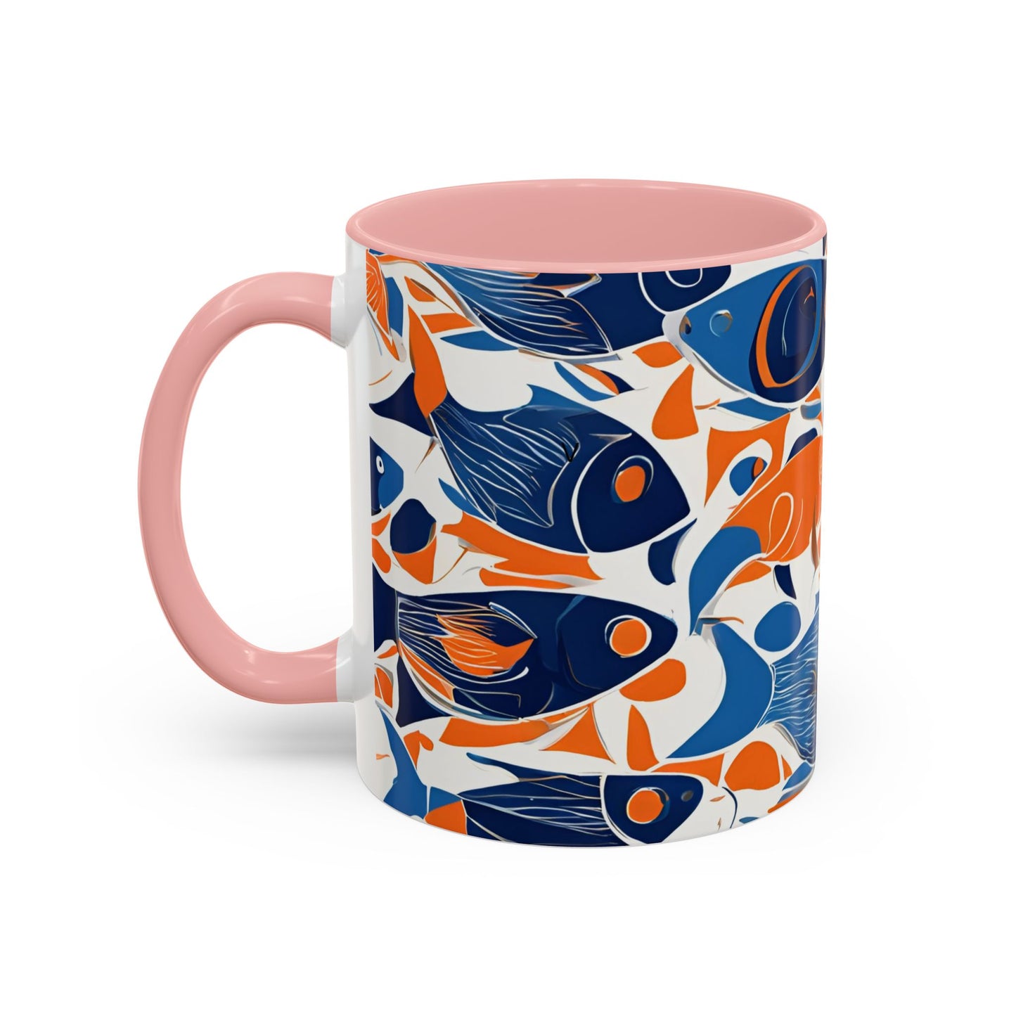 Orange Fish 06 Accent Coffee Mug (11oz)