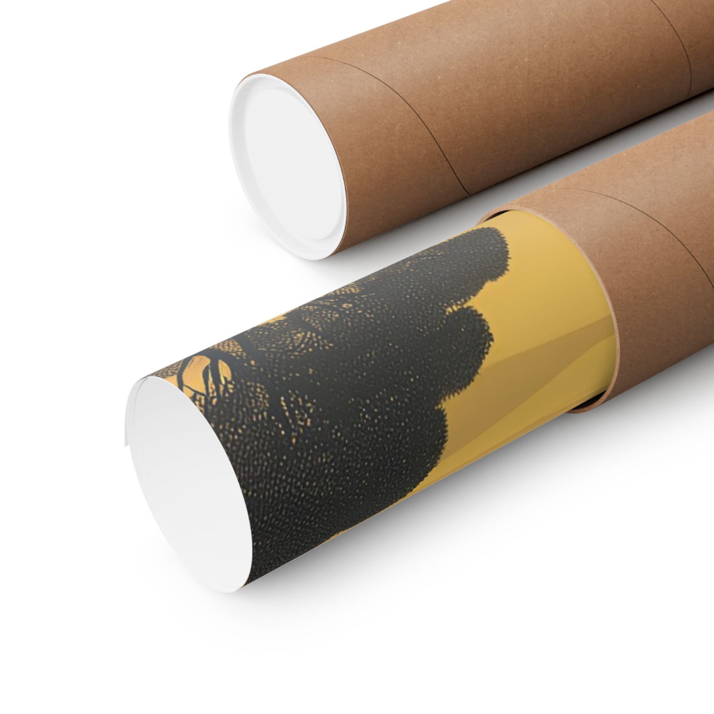 Lone Collection Giraffe 5 Matte Square Posters