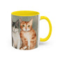 Kitties in a Row 1 Accent Mug 11oz