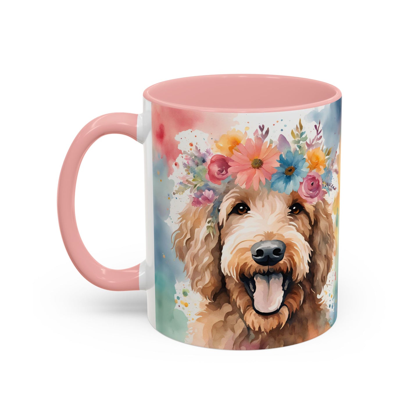 Labradoodle 03 Accent Coffee Mug - Dog Lover Gift