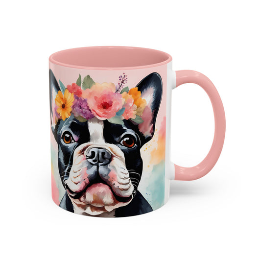 French Bulldog 01 Accent Coffee Mug - Dog Lover Gift