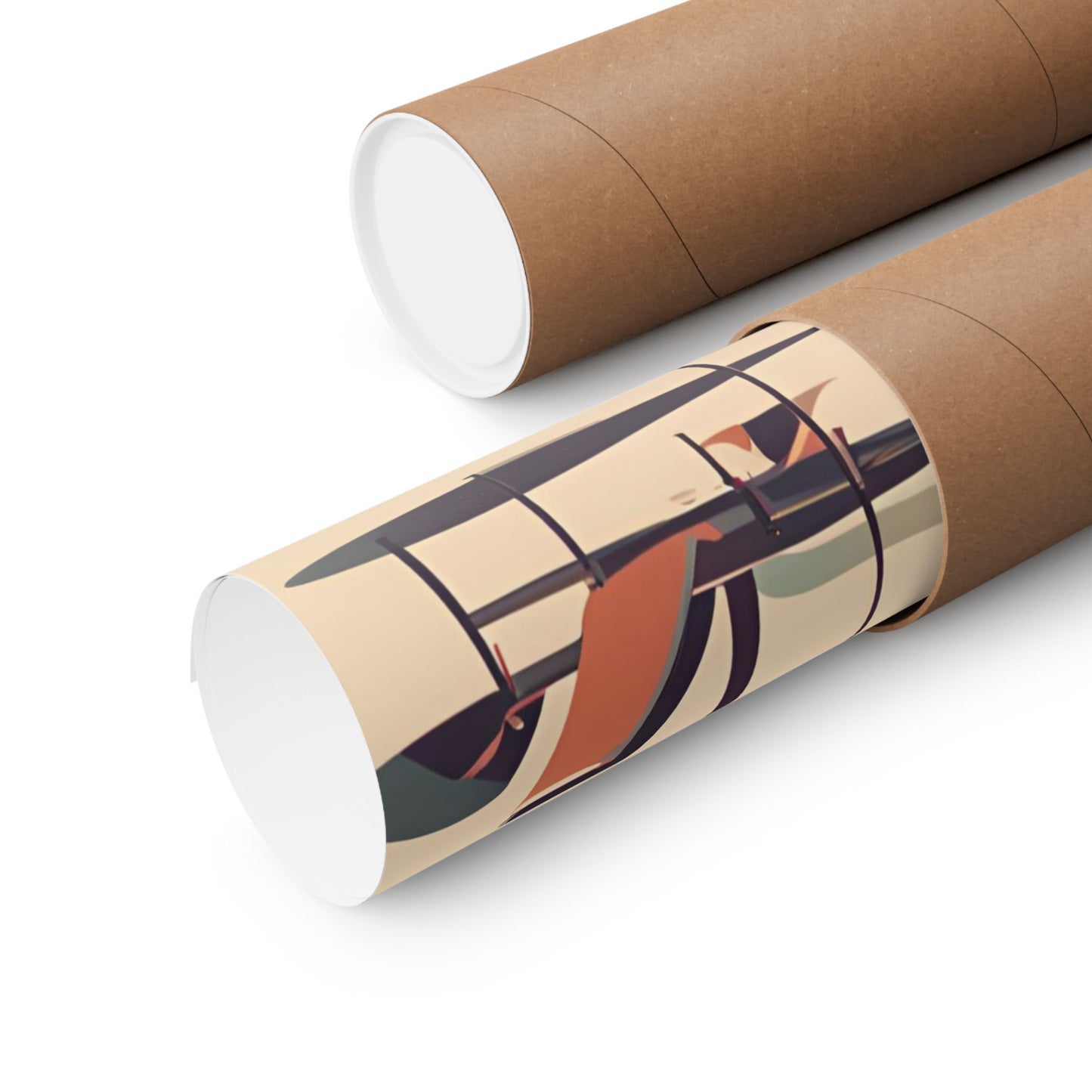 Retro beach 3 Matte Horizontal Posters