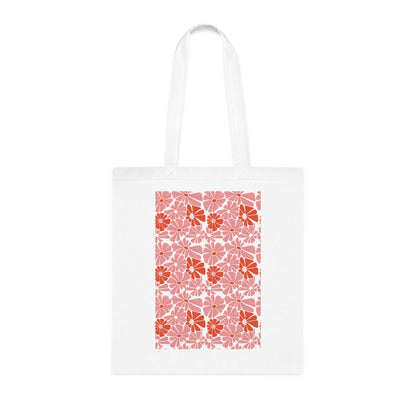 Abstract flowers 18 Cotton Tote