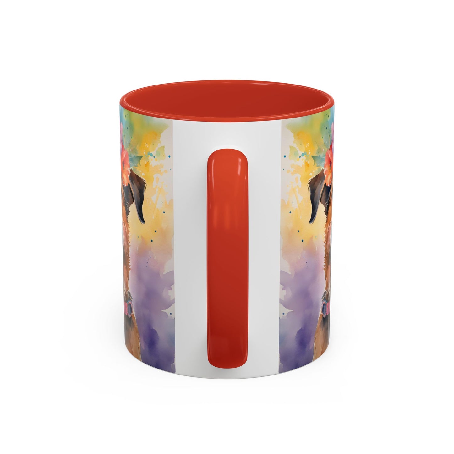 Border Terrier 04 Accent Coffee Mug - Dog Lover Gift
