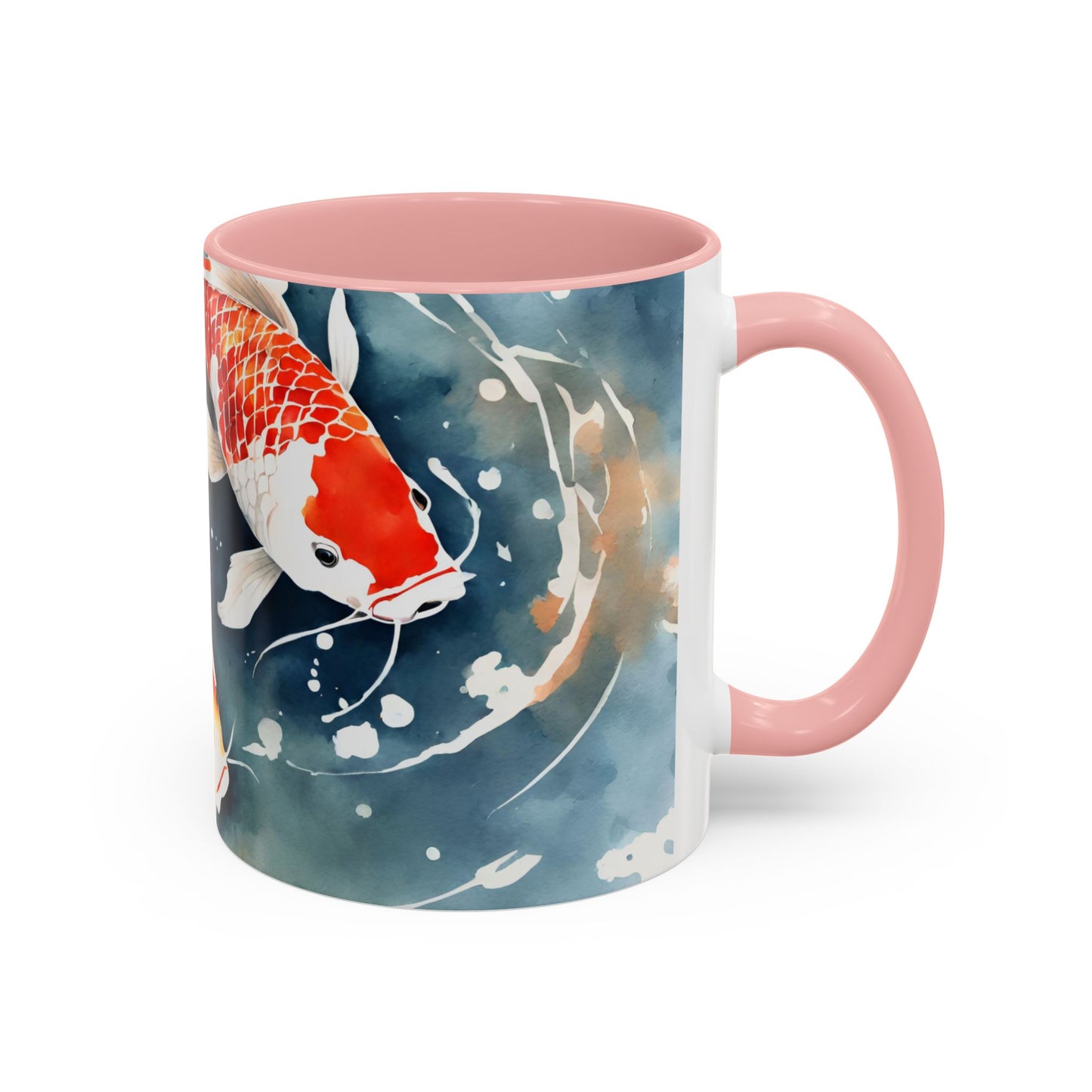 Koi Carp 01 Accent Coffee Mug (11oz)