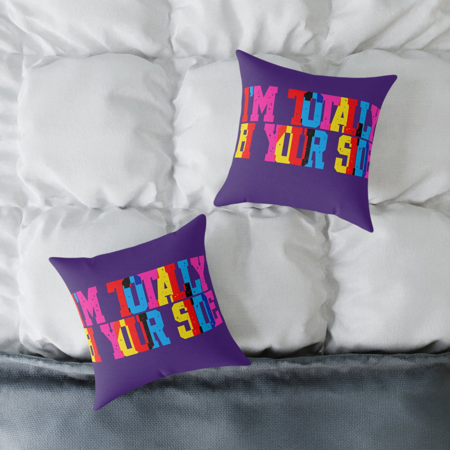 Totally Bi Your Side Poly Pillow