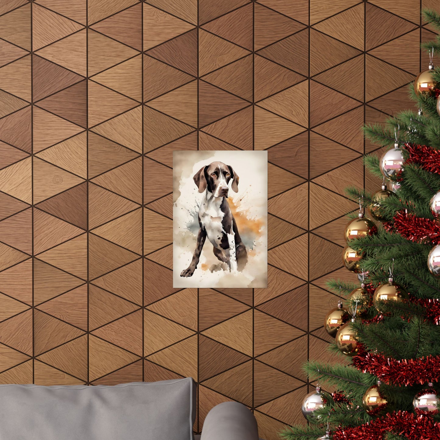 Dogs Pointer 04 Matte Vertical Poster