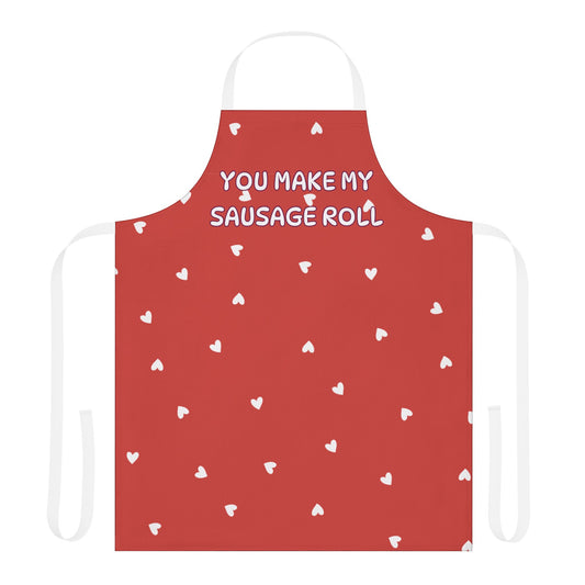 You Make My Sausage Roll Valentines Apron, 5-Color Straps