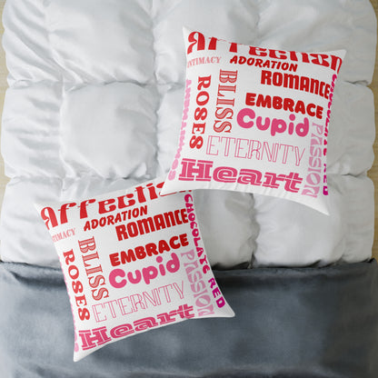 Bliss Words Poly Pillow