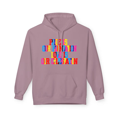 Pride Is Our Foundation Love Is Our Celebration Unisex Valentines Hoodie