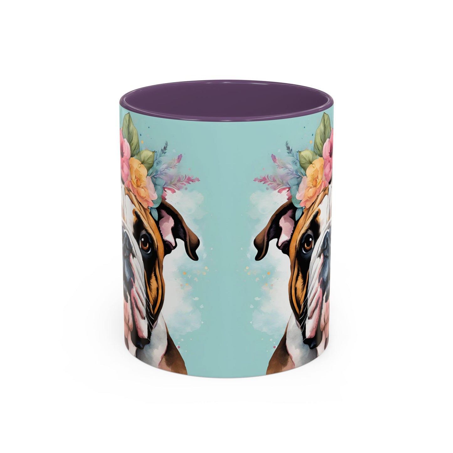 British Bulldog 02 Accent Coffee Mug - Dog Lover Gift