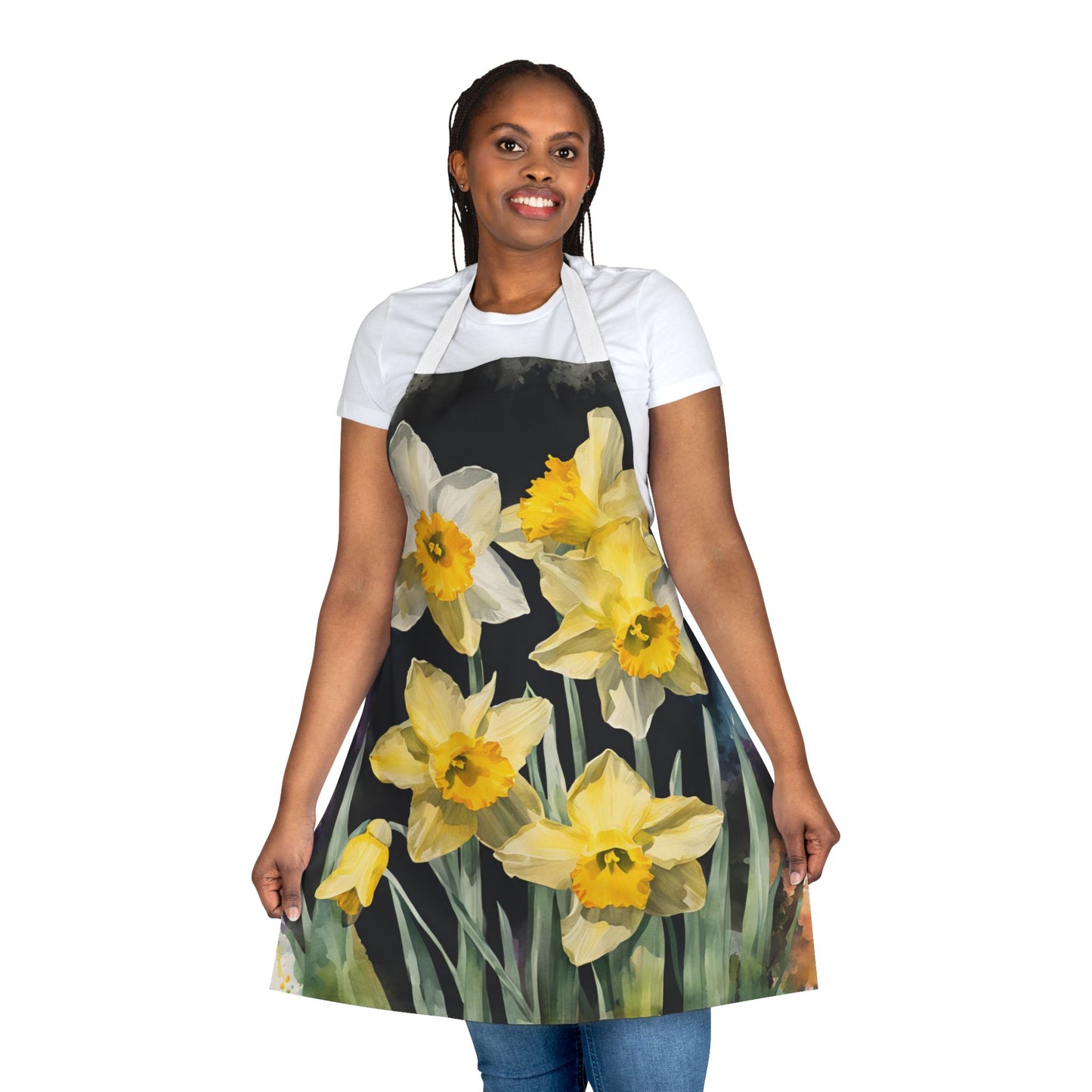 Daffodils 02 Apron 5-Color Straps