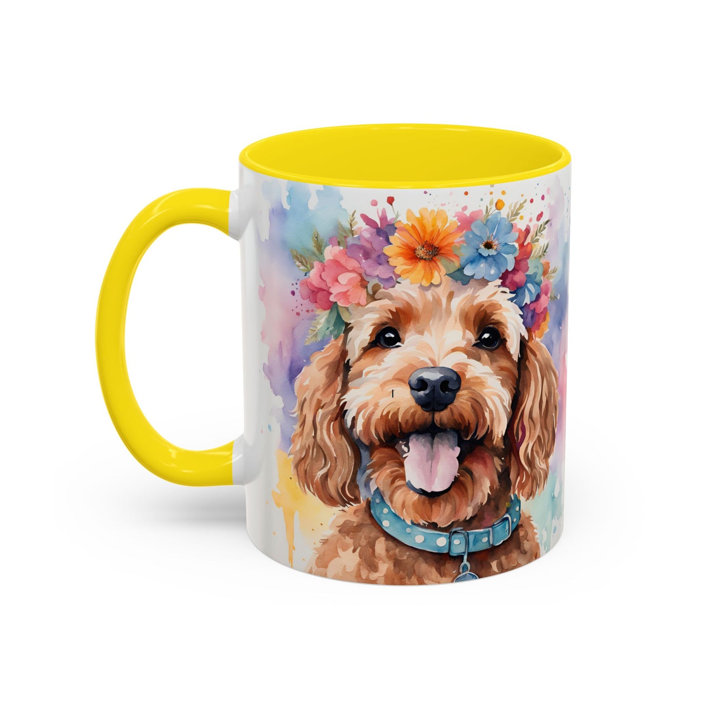 Cockapoo 02 Accent Coffee Mug - Dog Lover Gift
