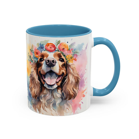 Cocker Spaniel 02 Accent Coffee Mug - Dog Lover Gift