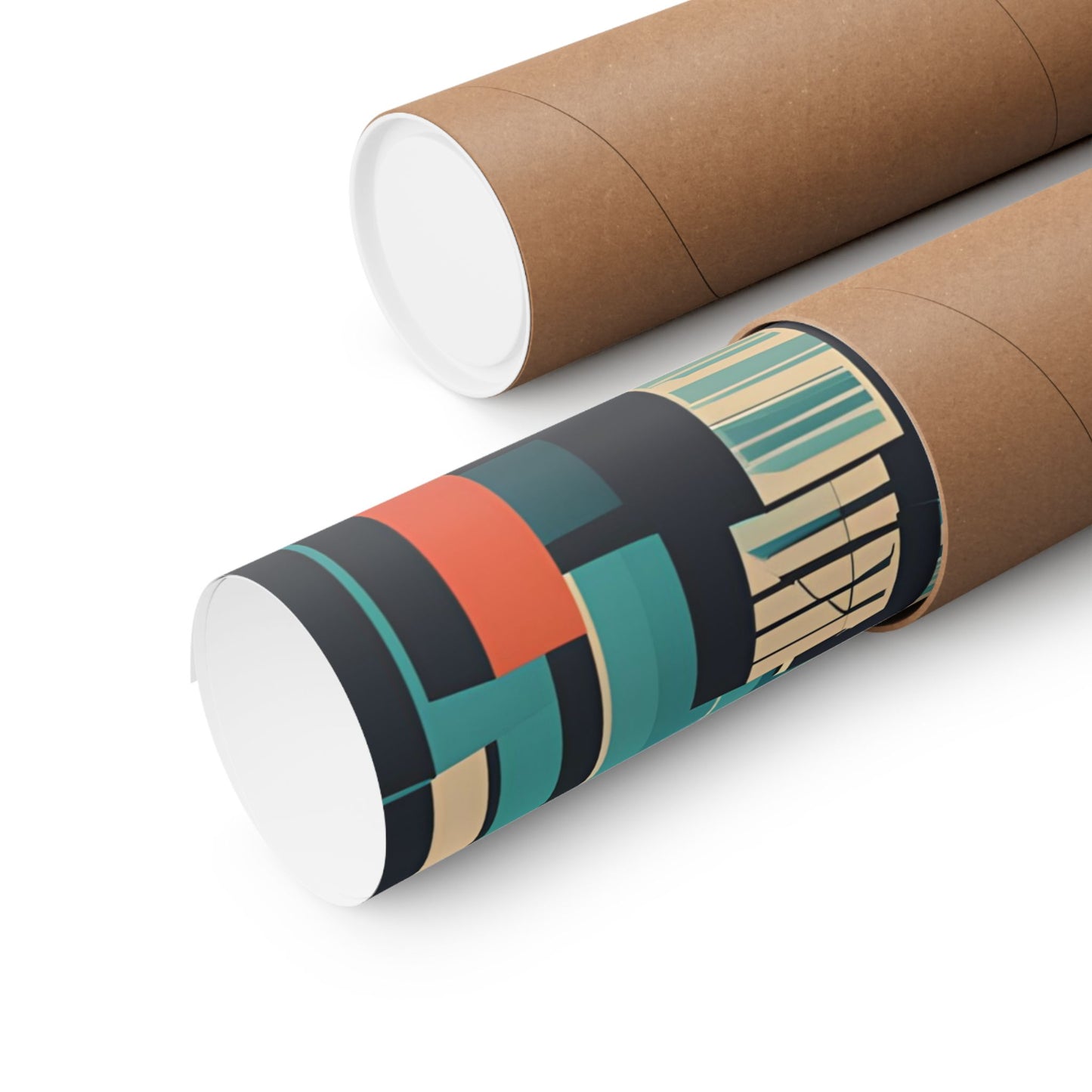 Retro cityscape 4 Matte Vertical Posters