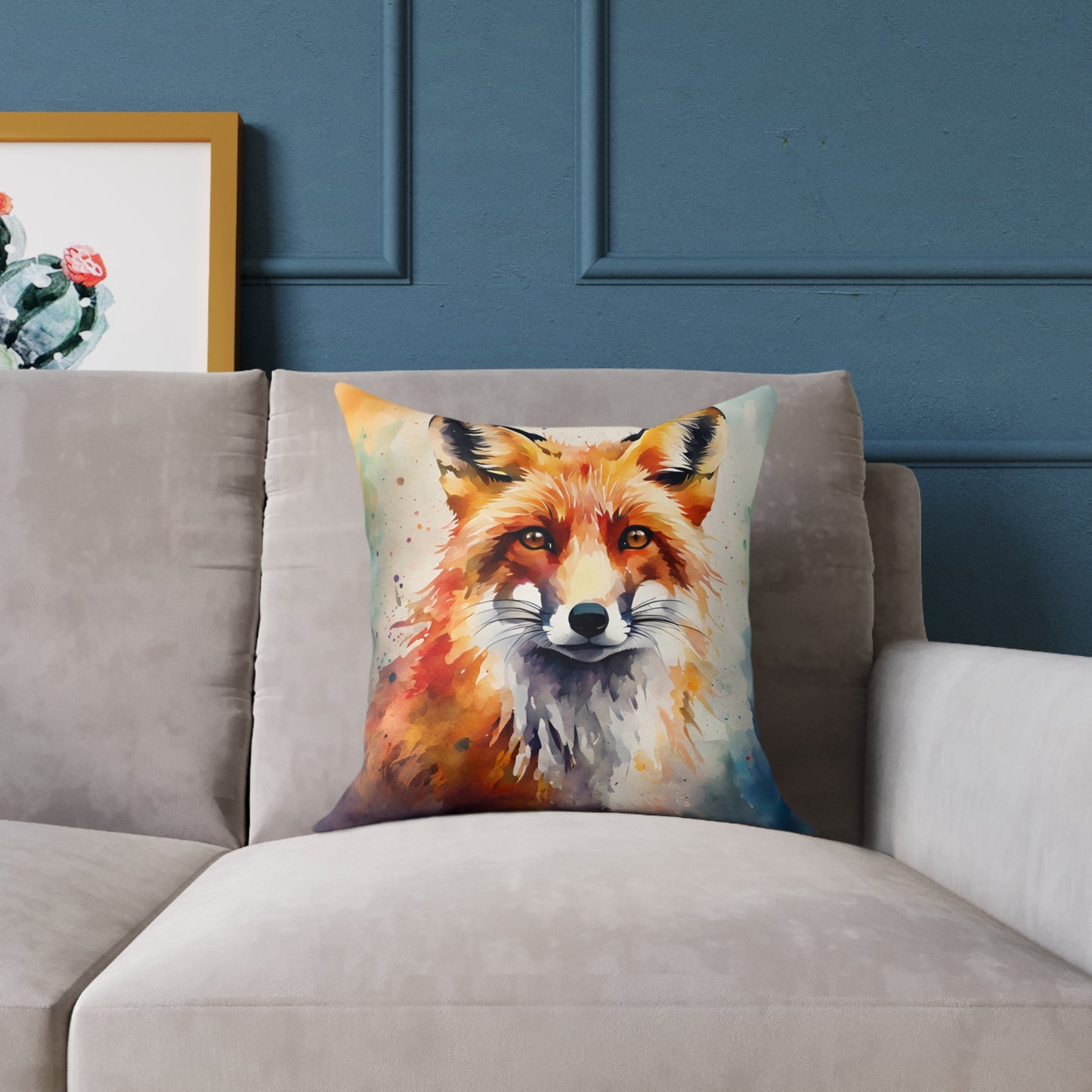 Fox 01 Poly Pillow - Natures Beauty Design