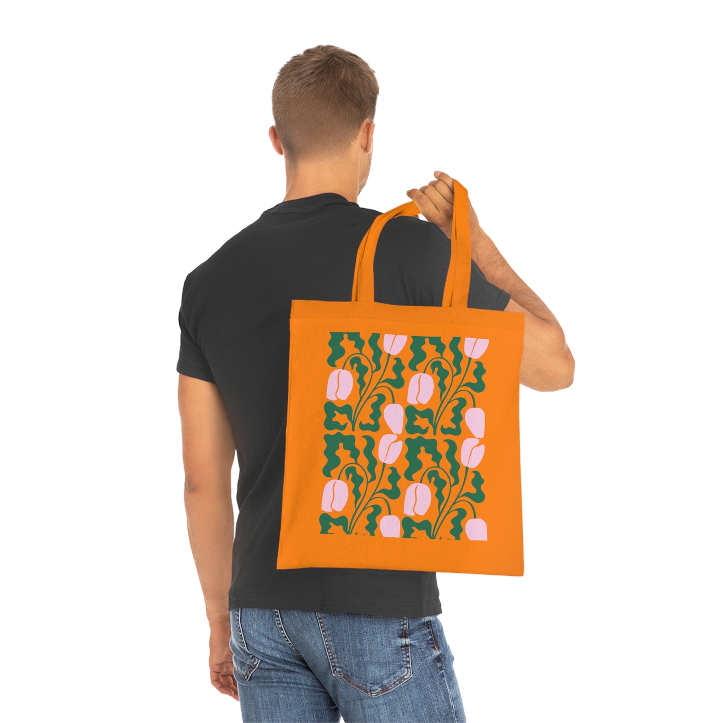 Abstract flowers 15 Cotton Tote