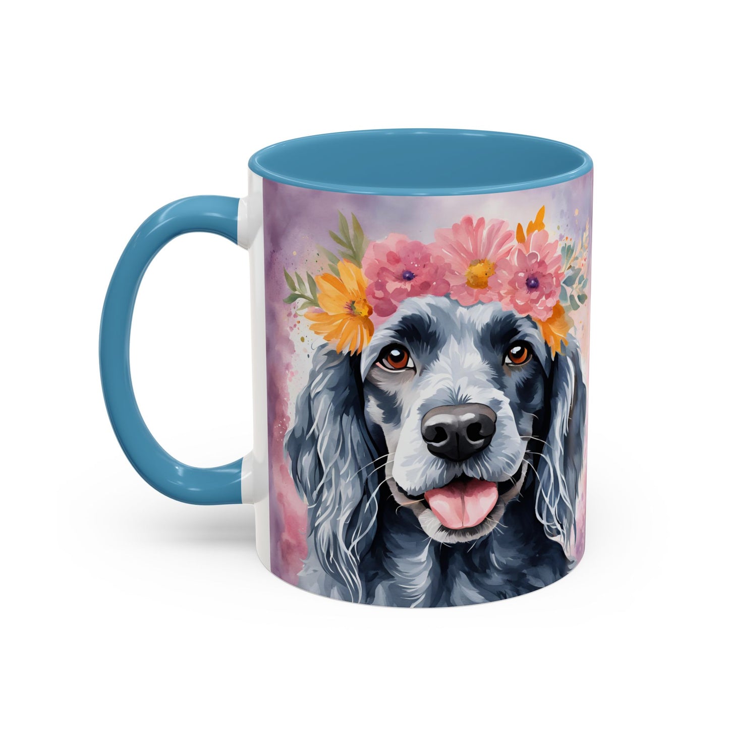 Blue Roan Cocker Spaniel 02 Accent Coffee Mug - Dog Lover Gift