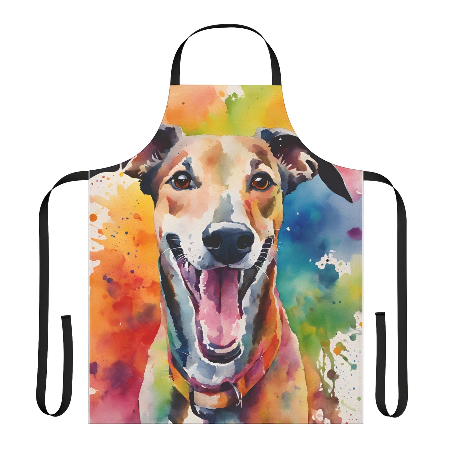 Multicolored Greyhound Adult Apron (AOP)