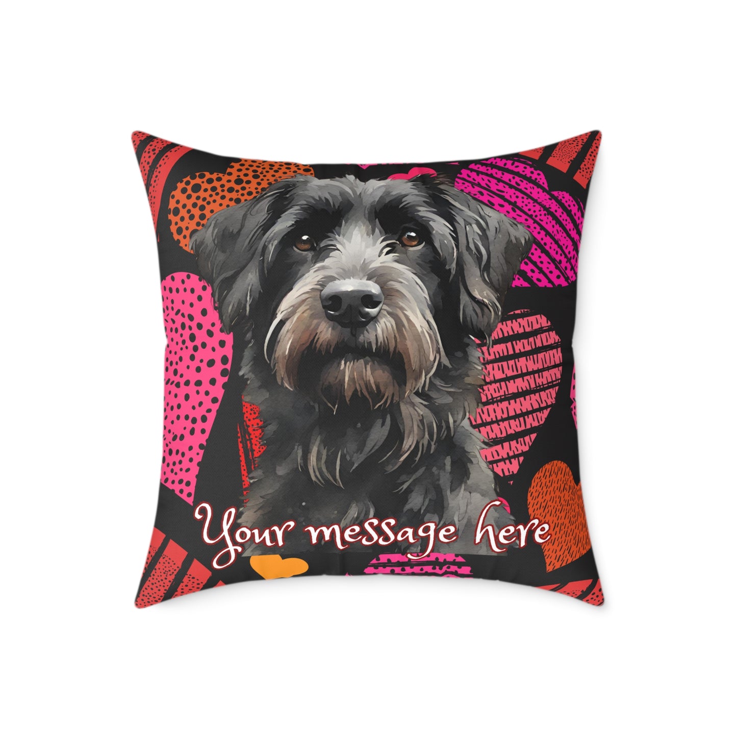 Personalized Valentine Eddy 2 Poly Cushion/Pillow 5 sizes