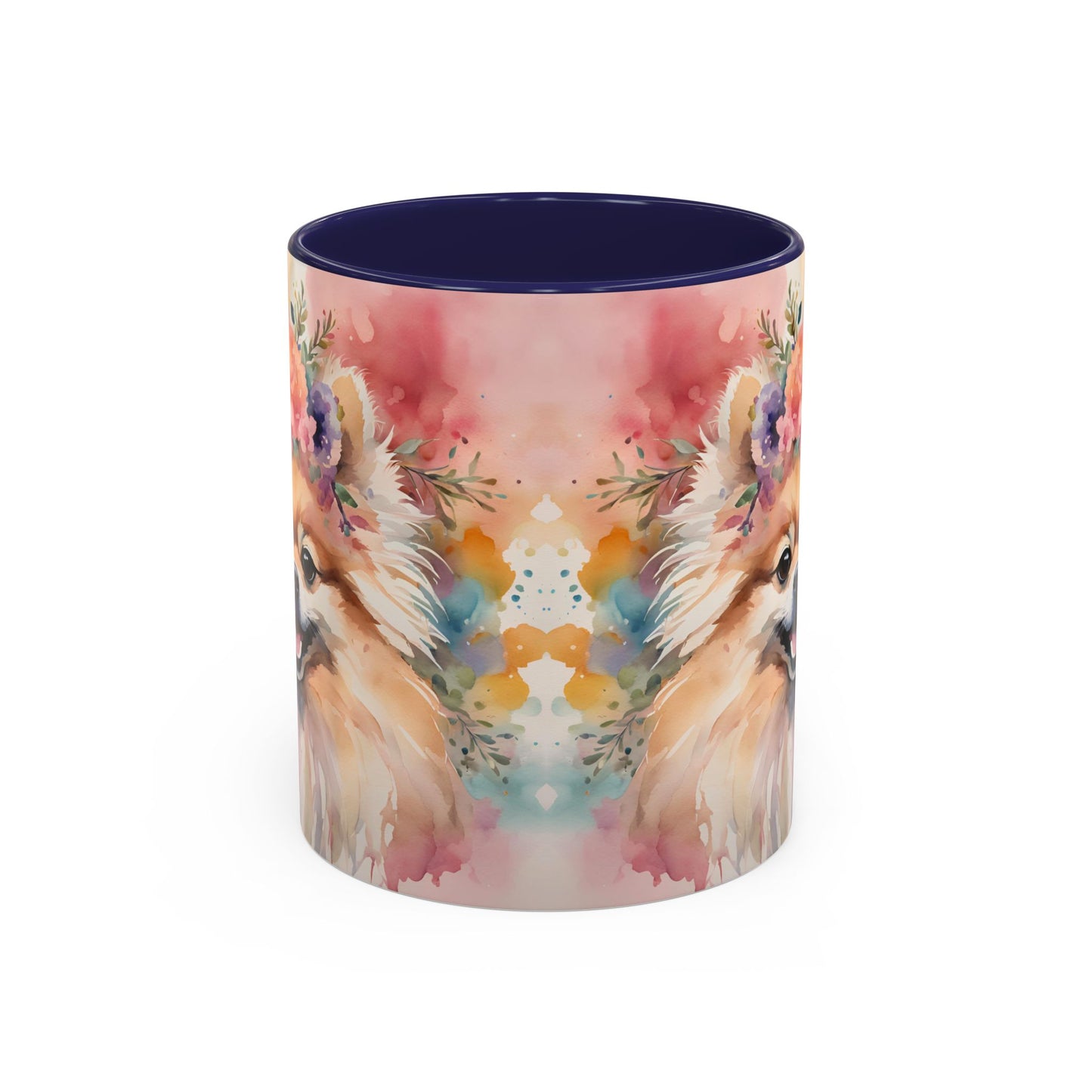 Pomeranian 02 Accent Coffee Mug - Dog Lover Gift