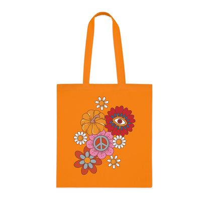 Flower power 12 Cotton Tote