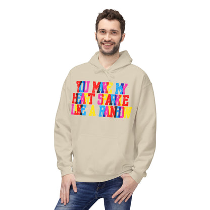 You Make My Heart Sparkle Like A Rainbow Unisex Valentines Hoodie