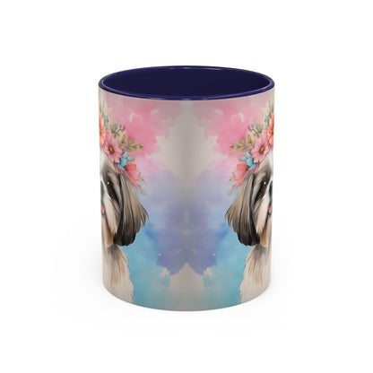 Shih Tzu 03 Accent Coffee Mug - Dog Lover Gift