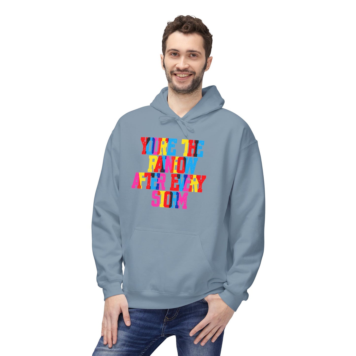 You’re The Rainbow After Every Storm Unisex Valentines Hoodie