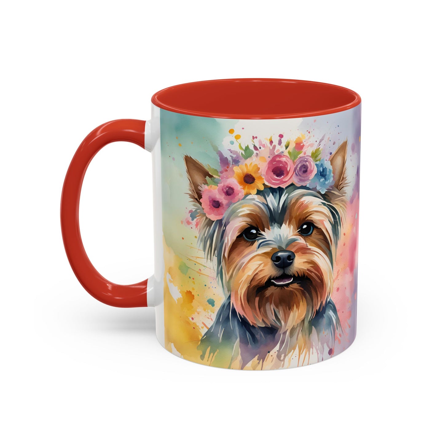 Yorkshire Terrier 01 Accent Coffee Mug - Dog Lover Gift