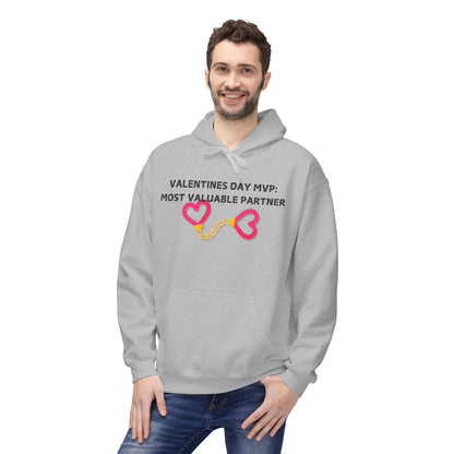 Valentines Day MVP: Most Valuable Partner Mens Valentines Hoodie