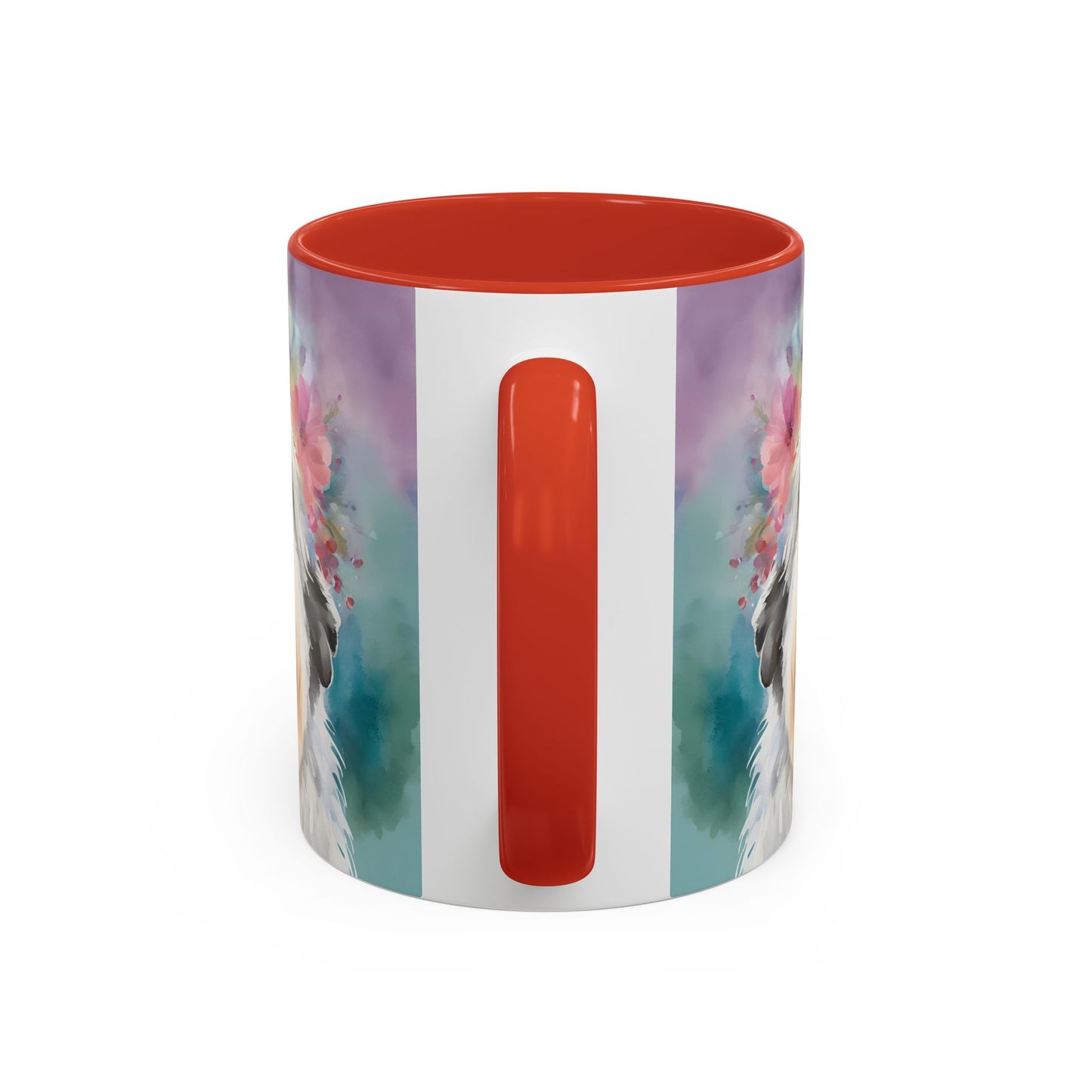 Bearded Collie 04 Accent Coffee Mug - Dog Lover Gift