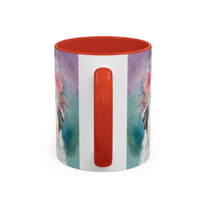 Bearded Collie 04 Accent Coffee Mug - Dog Lover Gift