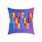 My Heart Beats In Every Color For You Poly Pillow