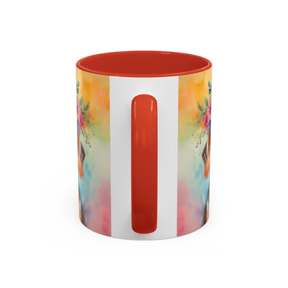 Dachshund 04 Accent Coffee Mug - Dog Lover Gift