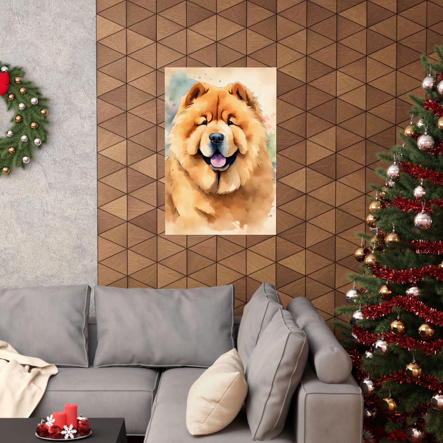 Dogs Chow Chow 04 Matte Vertical Poster