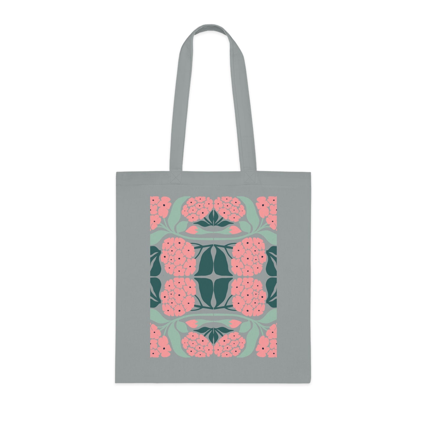 Abstract flowers 01 Cotton Tote